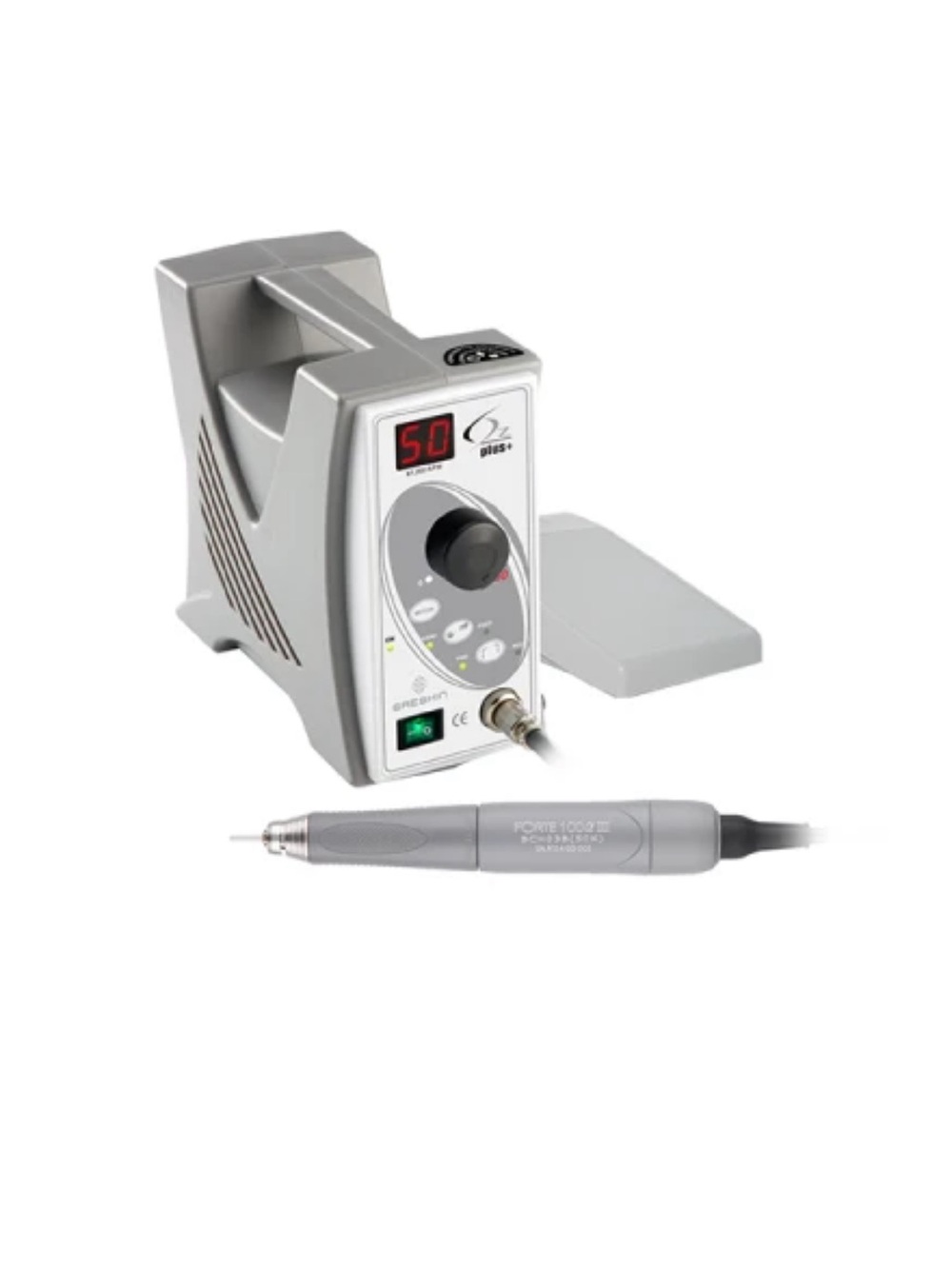 Professional Gray Electric Nail Drill Machine – Precision Rotary Handpiece